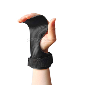 Carbon Fiber Gymnastic Hand Crossfit Fingerless Grips